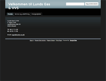 Tablet Screenshot of lunds-vvs.dk